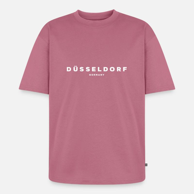 Düsseldorf - Unisex Premium Oversized Bio T-Shirt - Mauve