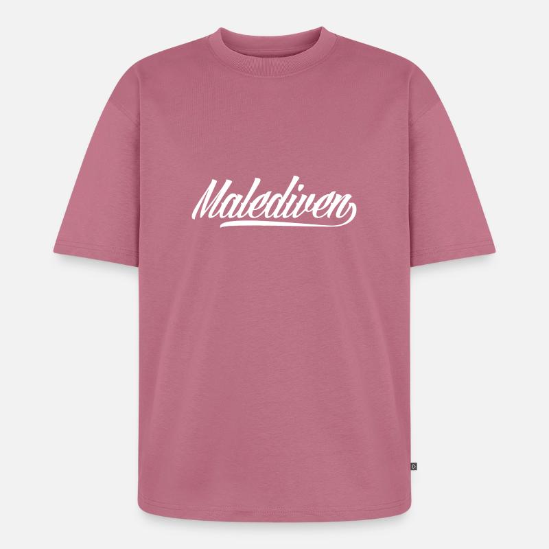 Malediven - Unisex Premium Oversized Bio T-Shirt - Mauve
