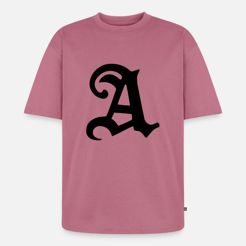 A - Unisex Premium Oversized Bio T-Shirt - Mauve