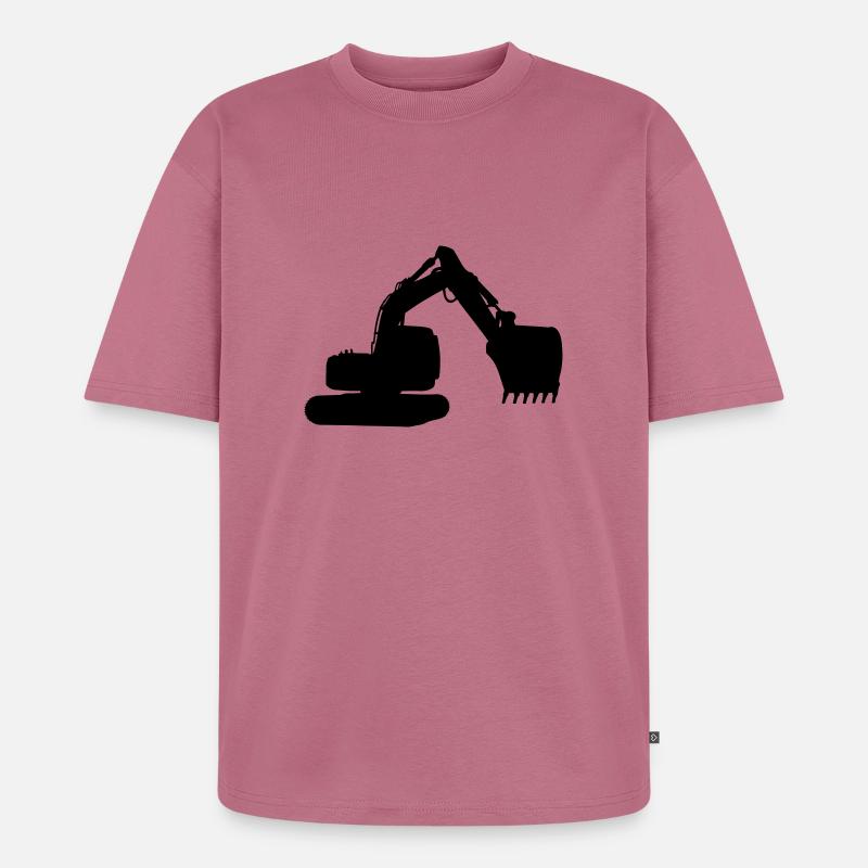 bagger - Unisex Premium Oversized Bio T-Shirt - Mauve