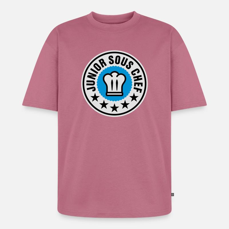 Junior Sous Chef - Unisex Premium Oversized Bio T-Shirt - Mauve