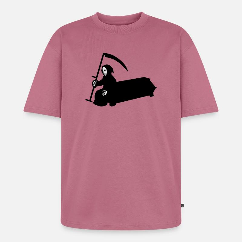 sarg sense halloween - Unisex Premium Oversized Bio T-Shirt - Mauve
