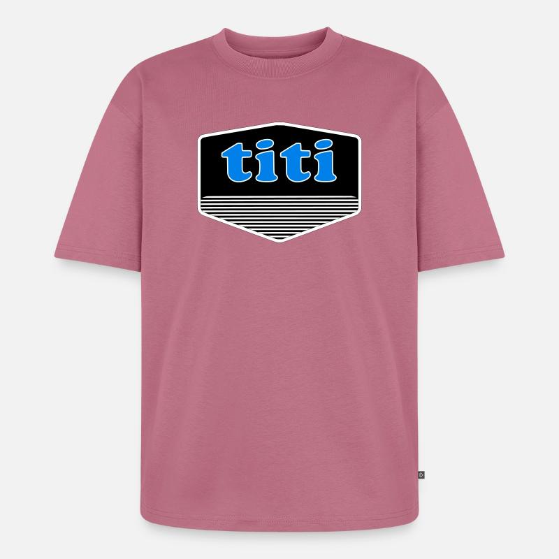Springaffe - Unisex Premium Oversized Bio T-Shirt - Mauve