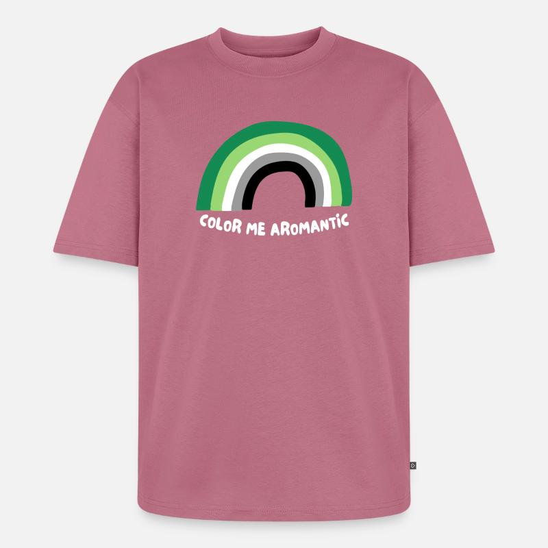 Malen Sie mich Aromantisch - Unisex Premium Oversized Bio T-Shirt - Mauve
