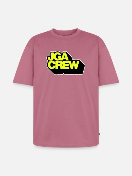 Bachelor Party Crew 3D - Unisex Premium Oversized Organic T-Shirt - mauve
