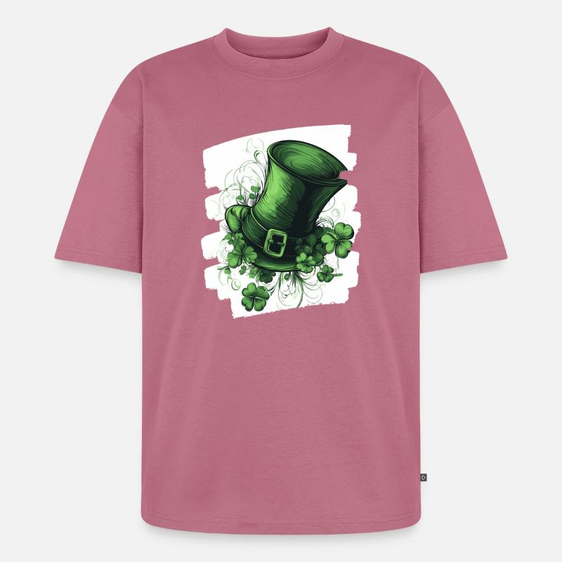 St. Patricks day - Unisex Premium Oversized Bio T-Shirt - Mauve