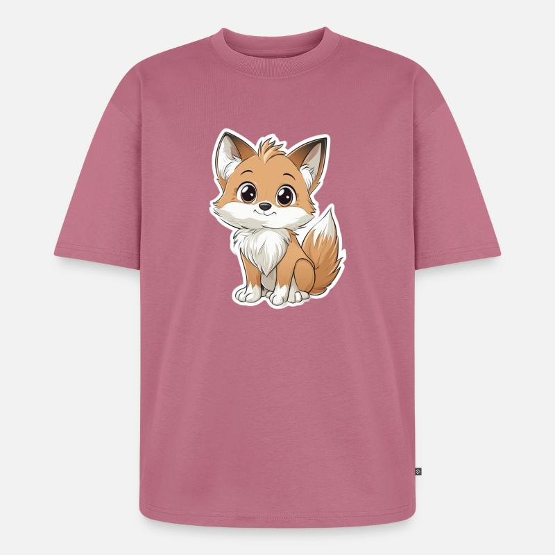 Fuchs - Unisex Premium Oversized Bio T-Shirt - Mauve