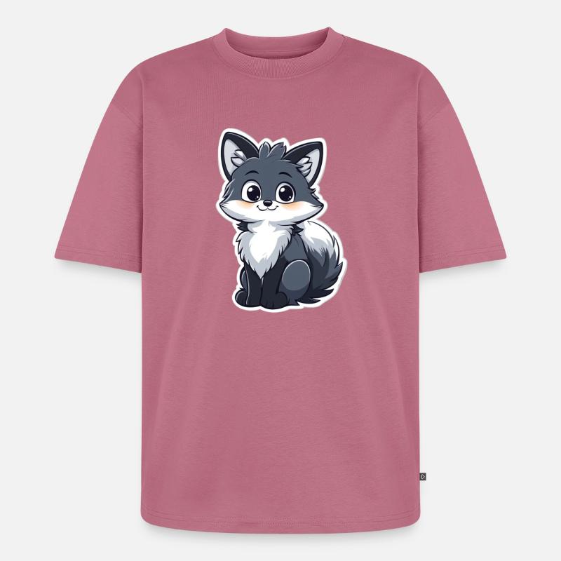 Fuchs - Unisex Premium Oversized Bio T-Shirt - Mauve