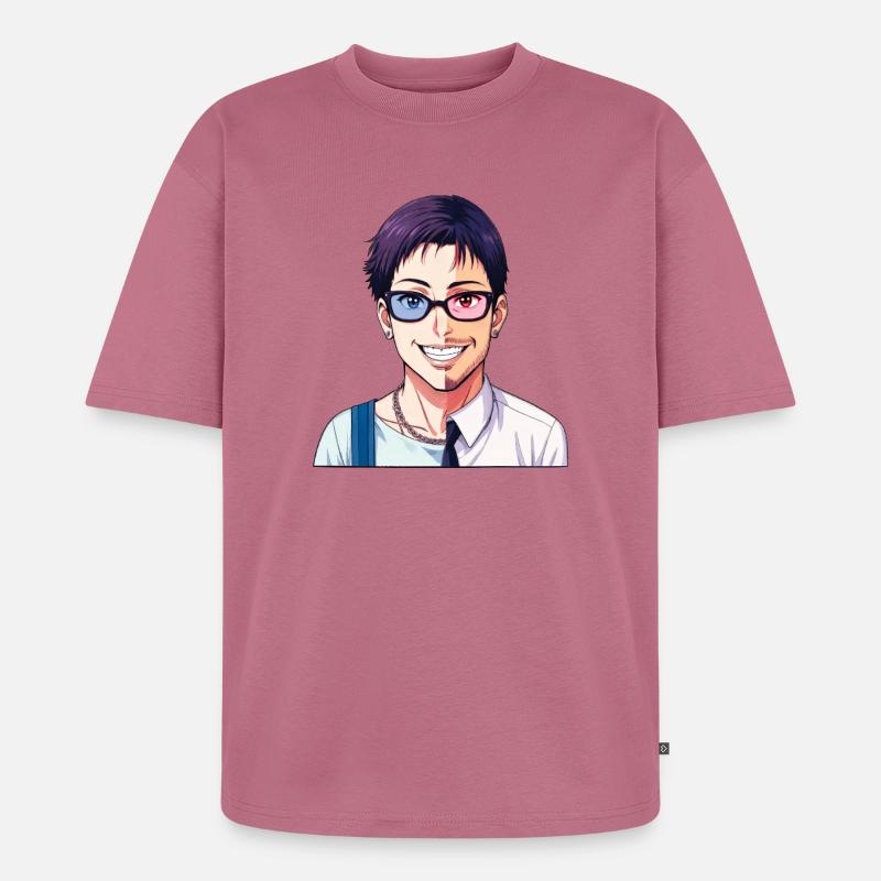 JUNGE TRAF MÄDCHEN – nette Leute - Unisex Premium Oversized Bio T-Shirt - Mauve