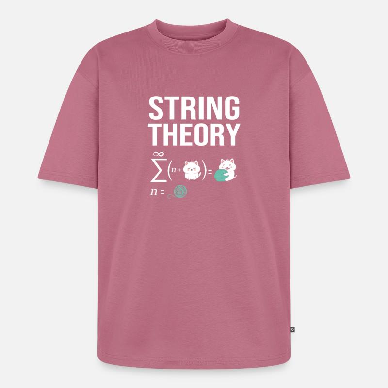 Quantum Physics Quantum Physics - Unisex Premium Oversized Organic T-Shirt - mauve