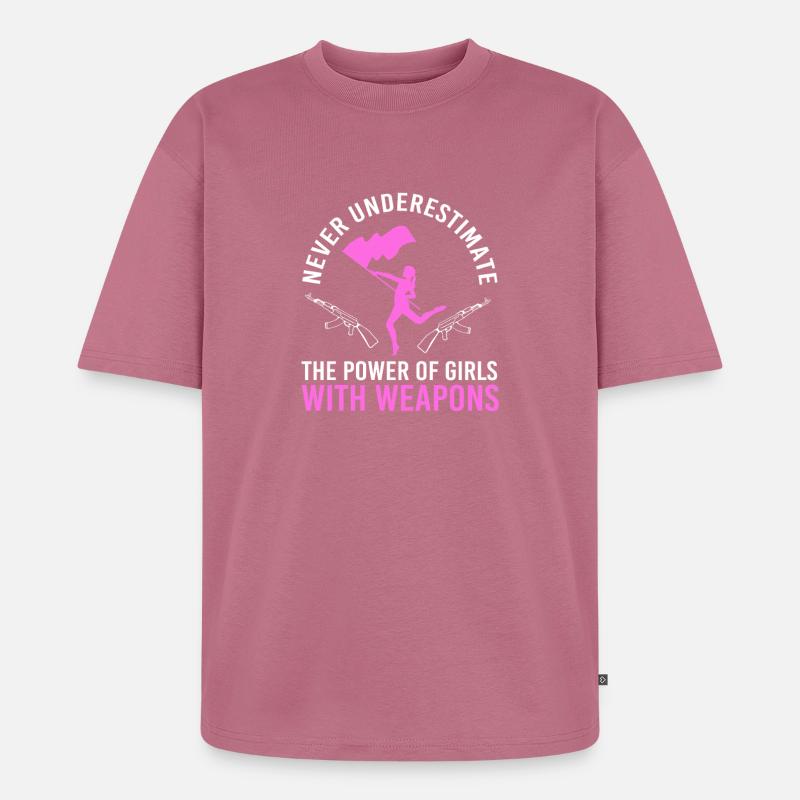 Carnaval Drapeau Carnaval agitant des drapeaux - T-shirt Premium bio oversize Unisexe - mauve