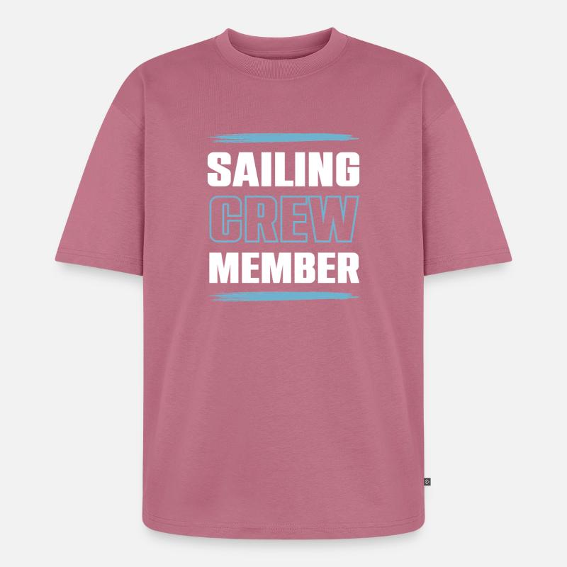 Équipage de navigation - T-shirt Premium bio oversize Unisexe - mauve