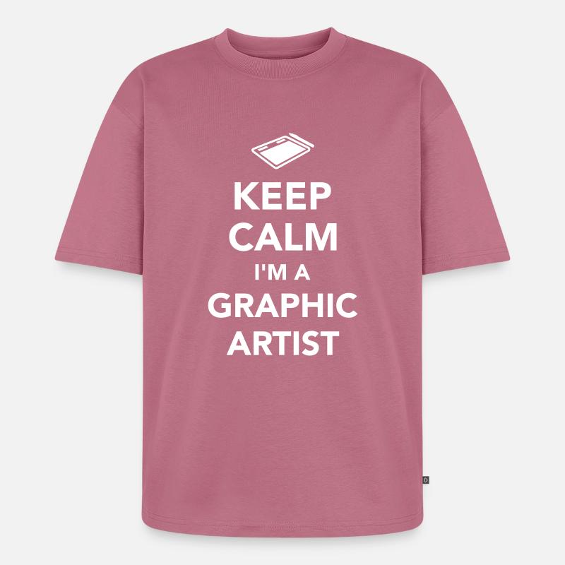 Grafiker - Unisex Premium Oversized Bio T-Shirt - Mauve