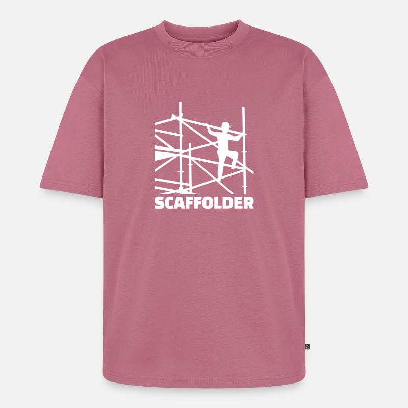 Gerüstbauer - Unisex Premium Oversized Bio T-Shirt - Mauve