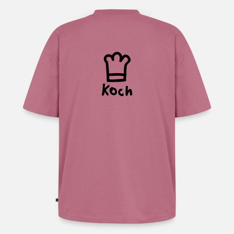 KOCH - Unisex Premium Oversized Bio T-Shirt - Mauve
