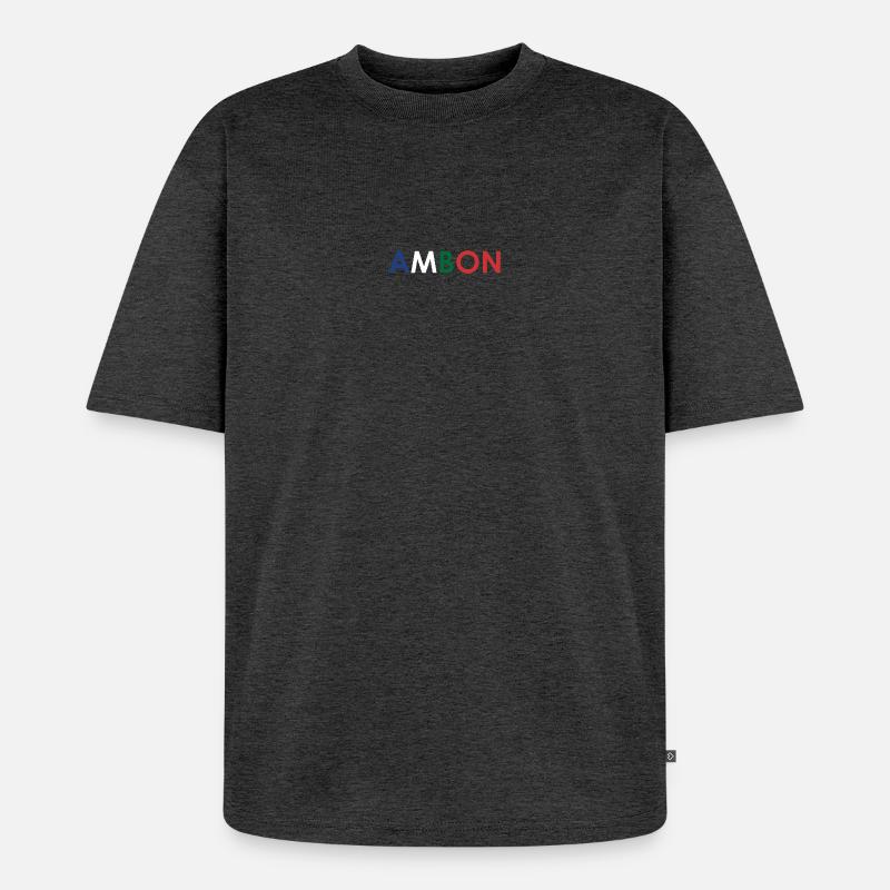 Ambon RMS - T-shirt Premium bio oversize Unisexe - anthracite chiné