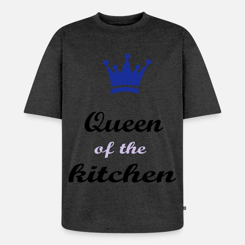 Kochen - Unisex Premium Oversized Bio T-Shirt - Anthrazit meliert