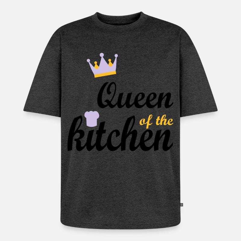 Kochen - Unisex Premium Oversized Bio T-Shirt - Anthrazit meliert