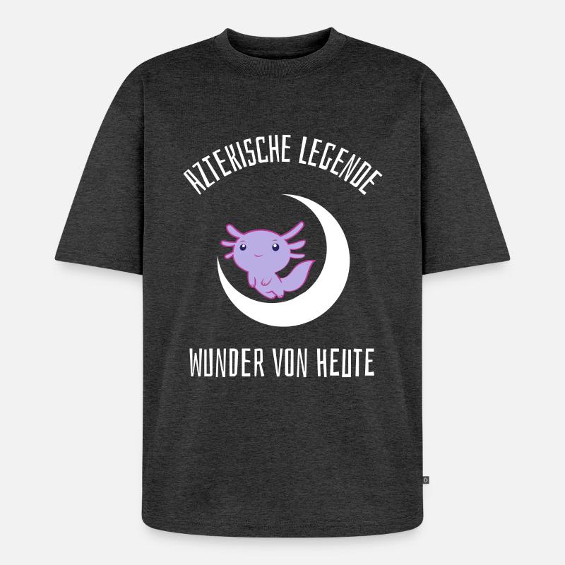 Die Wunder von Heute - Unisex Premium Oversized Bio T-Shirt - Anthrazit meliert