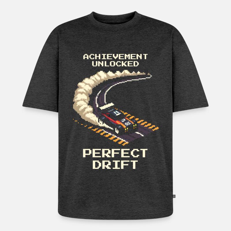 Erfolg: Perfekter Drift | RC Drift - Unisex Premium Oversized Bio T-Shirt - Anthrazit meliert
