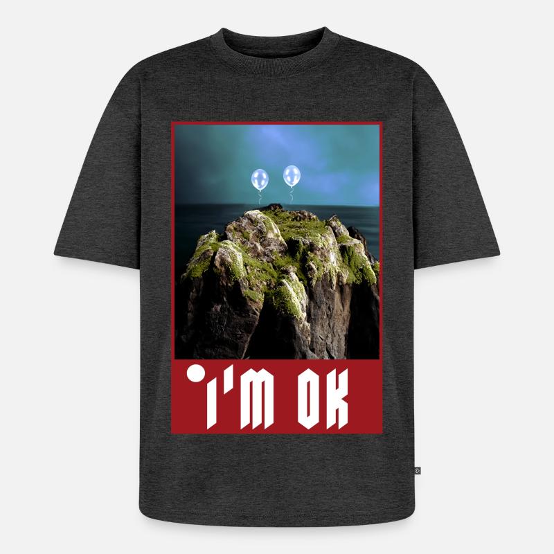 Formally Dressed Chitty-Chatty - Unisex Premium Oversized Bio T-Shirt - Anthrazit meliert
