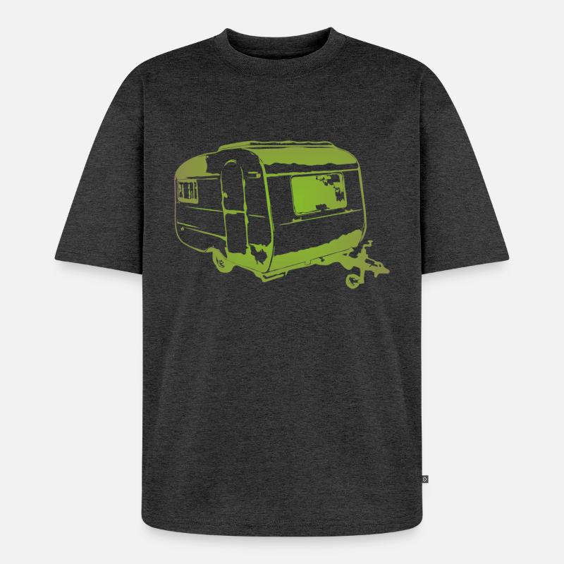 Qek Junior Quek - Unisex Premium Oversized Bio T-Shirt - Anthrazit meliert