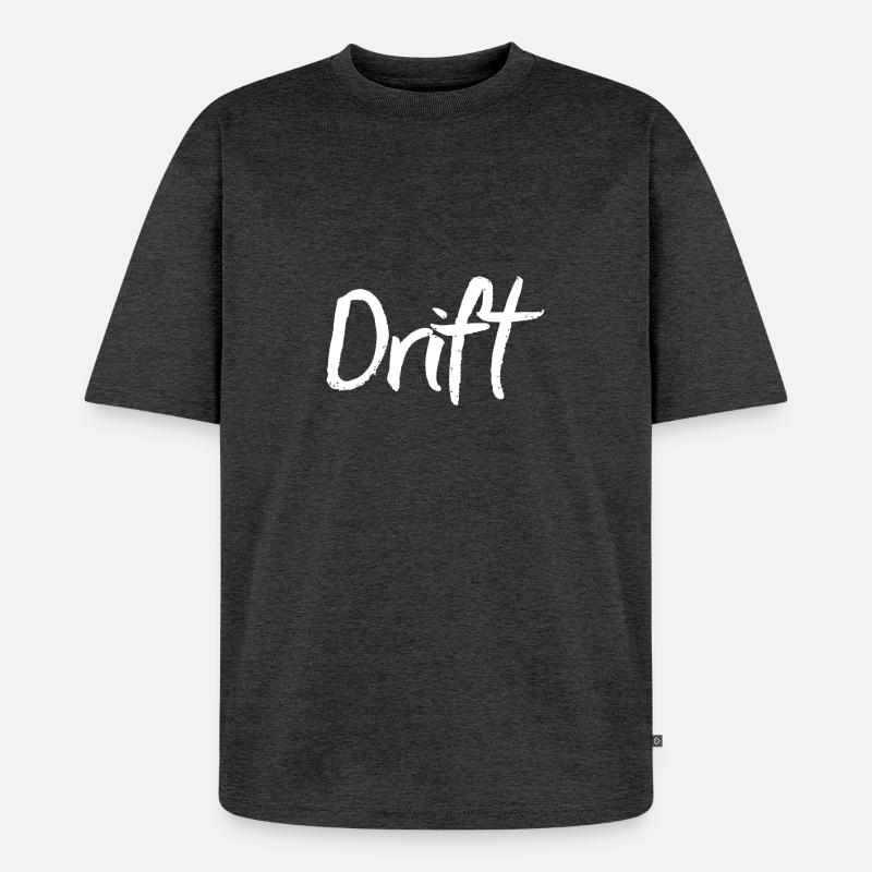 Drift Auto - Unisex Premium Oversized Bio T-Shirt - Anthrazit meliert