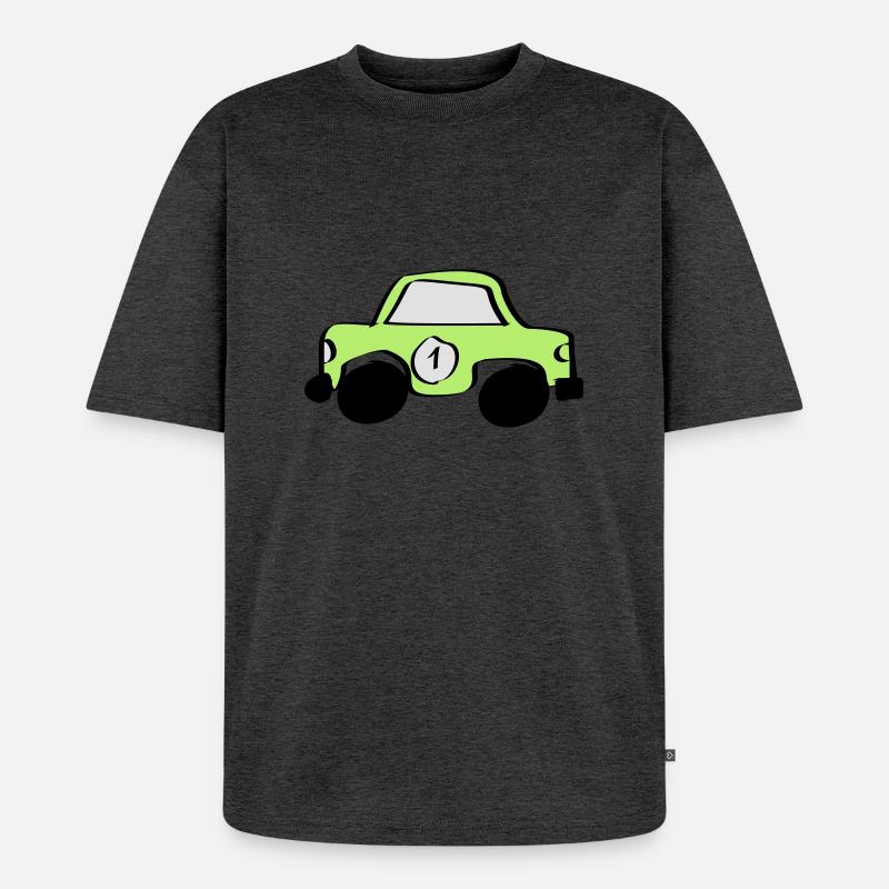 Auto - Unisex Premium Oversized Bio T-Shirt - Anthrazit meliert