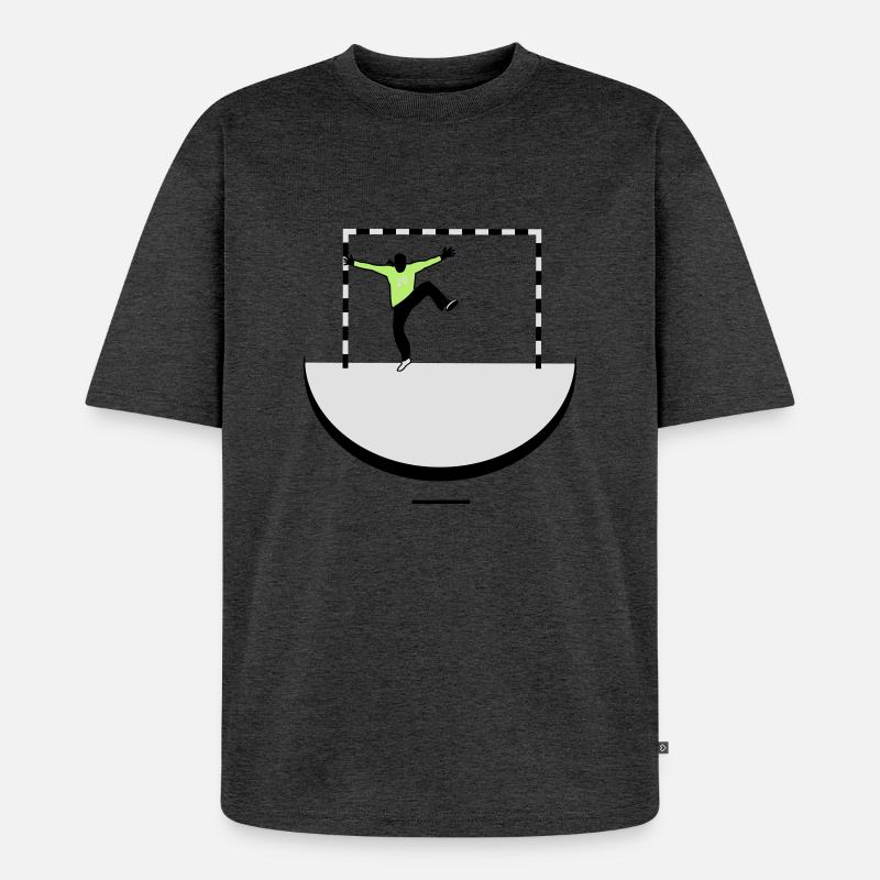 Torfrau - Unisex Premium Oversized Bio T-Shirt - Anthrazit meliert