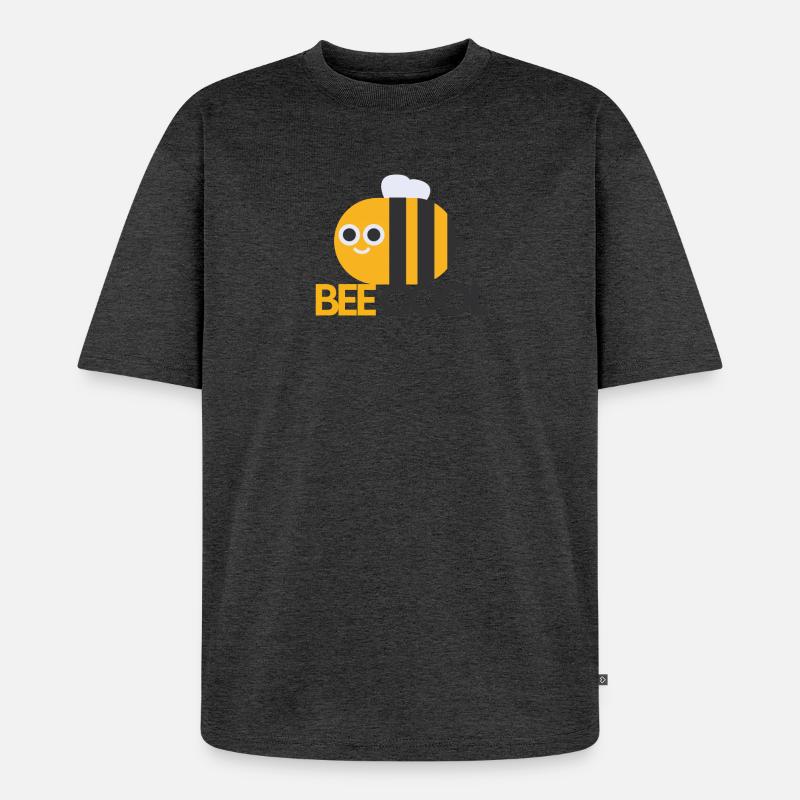 Bee Cool Chef Bee - T-shirt Premium bio oversize Unisexe - anthracite chiné