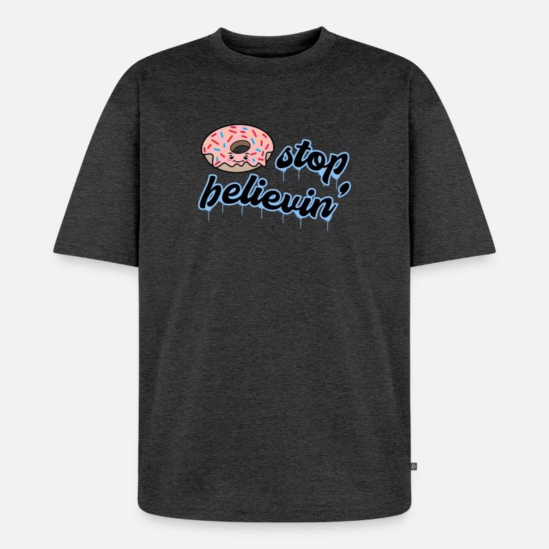 Sweets Delicious Donut Dessert Statement - T-shirt Premium bio oversize Unisexe - anthracite chiné