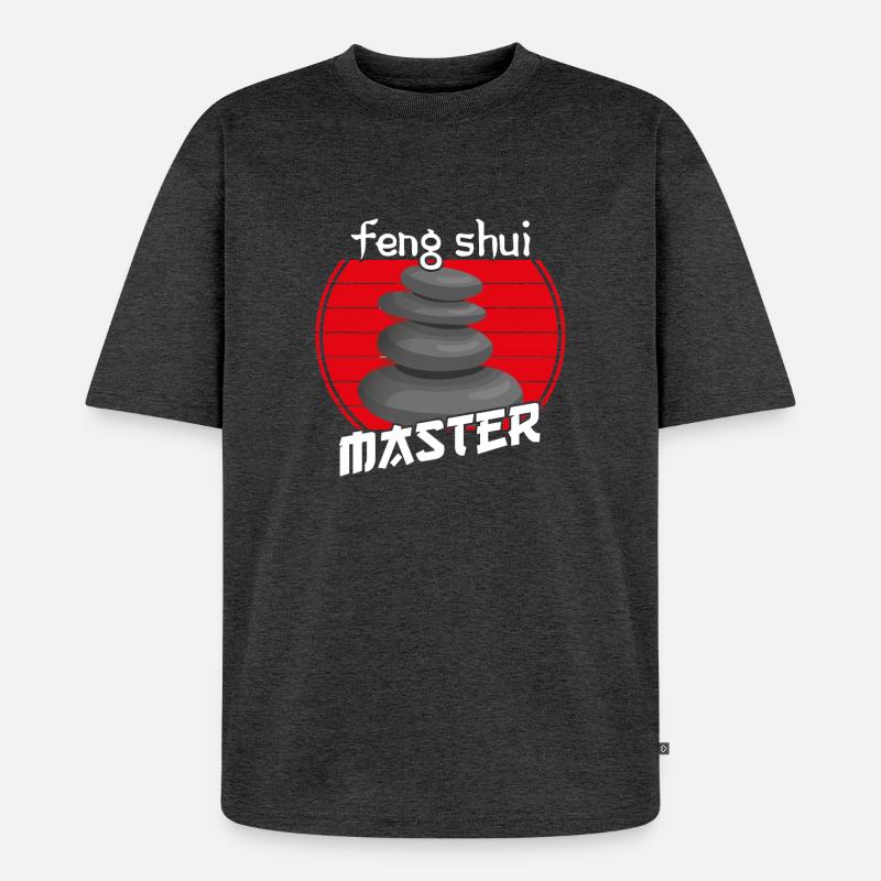 Feng Shui Master - Unisex Premium Oversized Bio T-Shirt - Anthrazit meliert