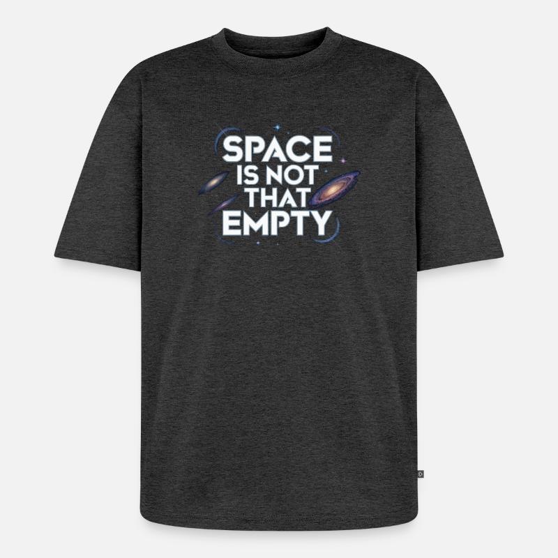 Astronom Galaxy Outerspace Universe Astronomie - Unisex Premium Oversized Bio T-Shirt - Anthrazit meliert