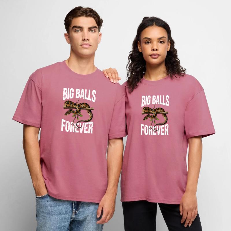 Python roi Serpents Amateurs de terrarium Python T-shirt Premium bio oversize Unisexe