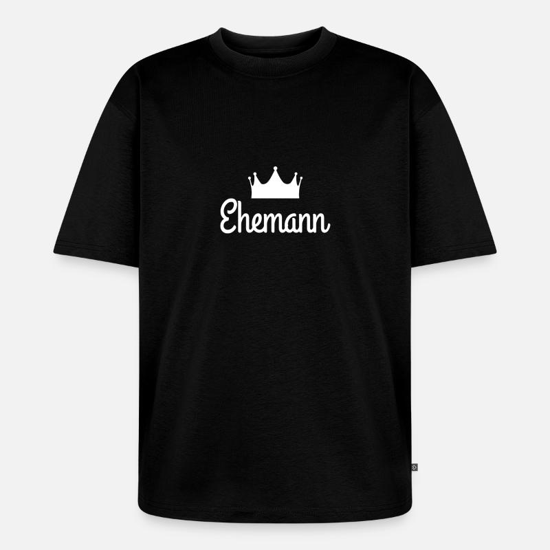 Ehemann - Unisex Premium Oversized Bio T-Shirt - Schwarz