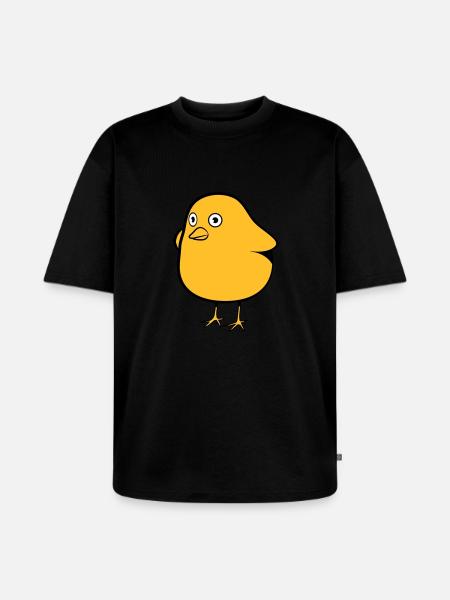 funny chicks - Unisex Premium Oversized Organic T-Shirt - black