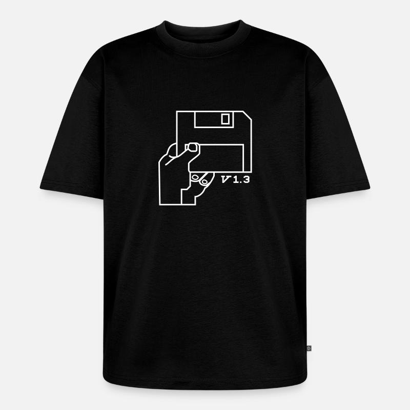 Amiga Workbench Disk - Unisex Premium Oversized Bio T-Shirt - Schwarz