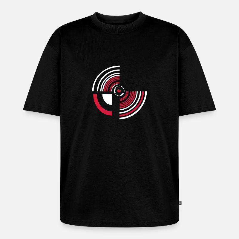 circle - Unisex Premium Oversized Bio T-Shirt - Schwarz