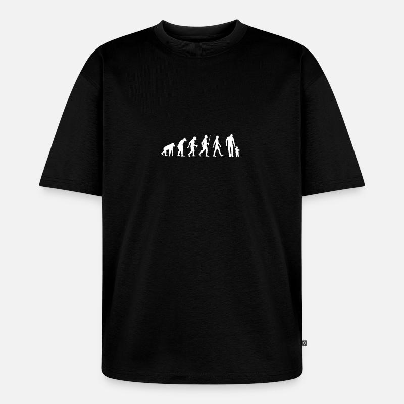 Evolution DAD - T-shirt Premium bio oversize Unisexe - noir