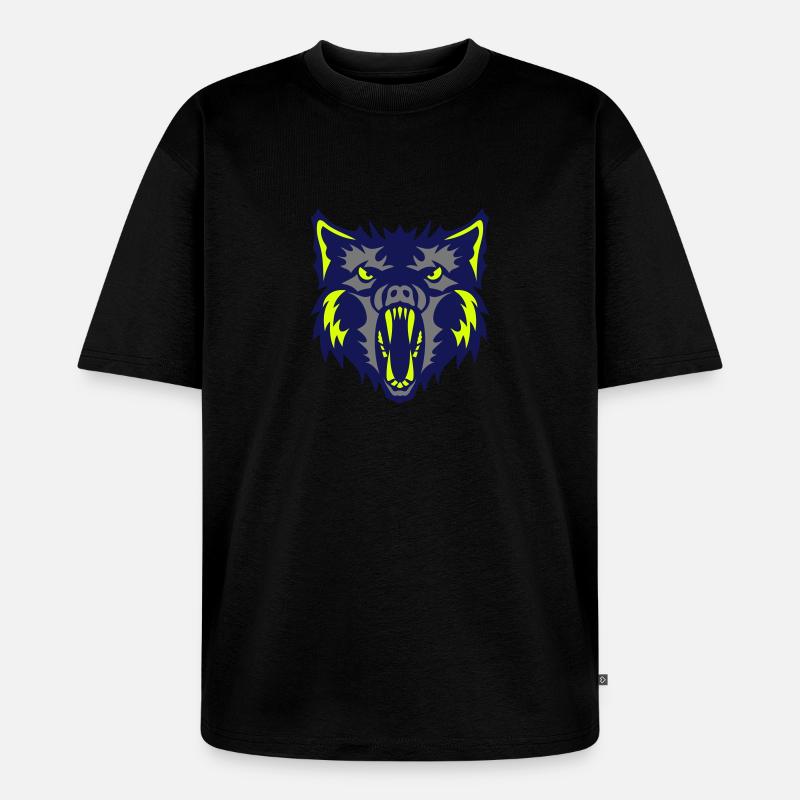 werewolf werewolf wolf 2 - Unisex Premium Oversized Organic T-Shirt - black