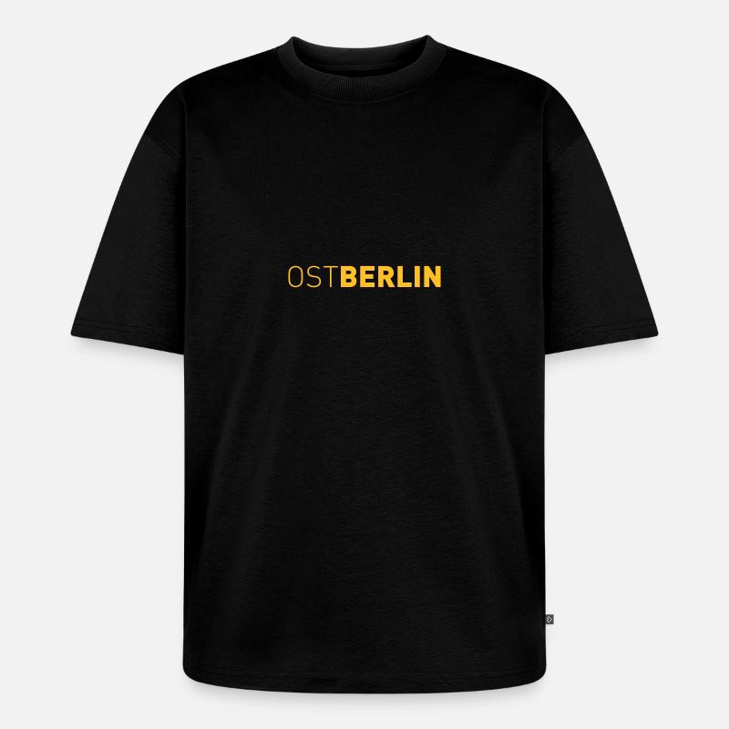 berlin - Unisex Premium Oversized Bio T-Shirt - Schwarz