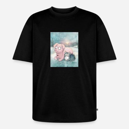 the only difference is your perception - Unisex Premium Oversized Bio T-Shirt