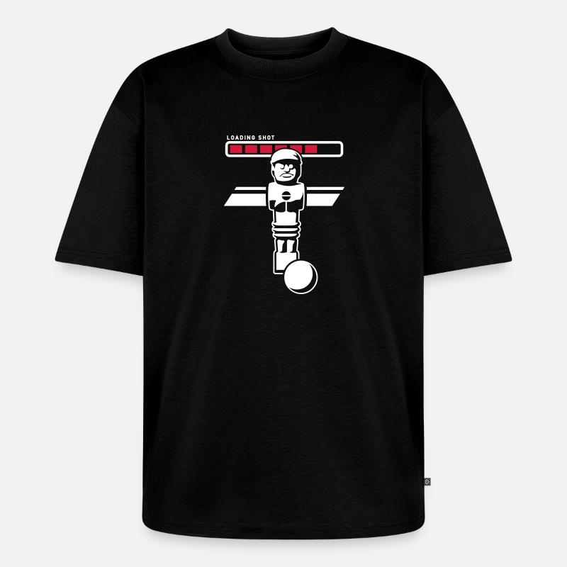 loading shot - Unisex Premium Oversized Bio T-Shirt - Schwarz