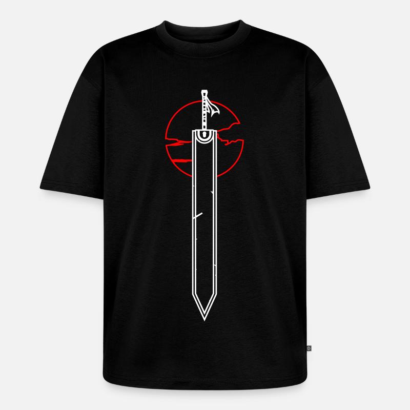 Drachentöter - Unisex Premium Oversized Bio T-Shirt - Schwarz