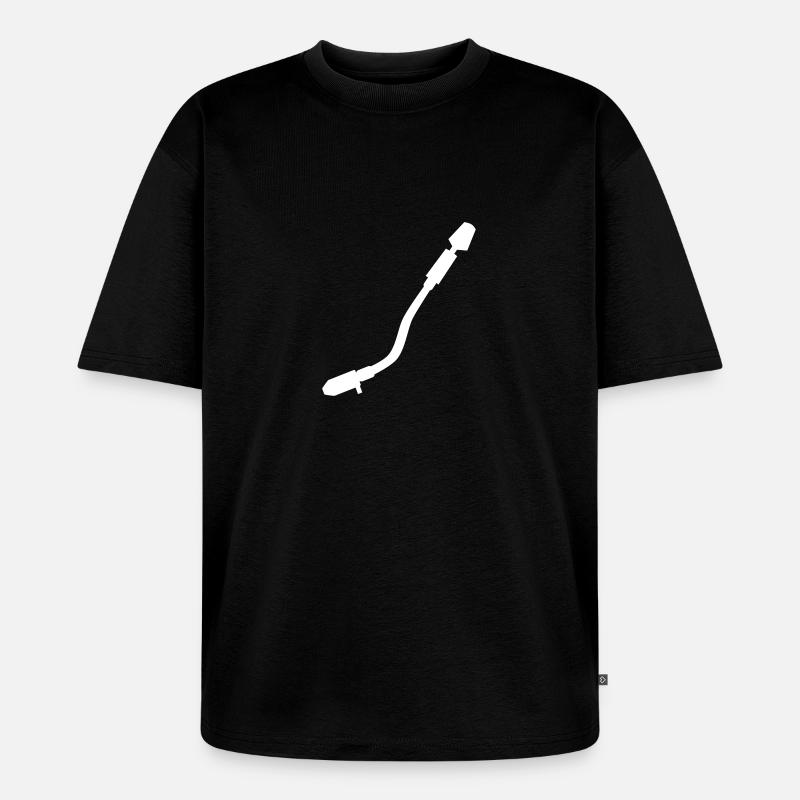 Turntable - Unisex Premium Oversized Bio T-Shirt - Schwarz