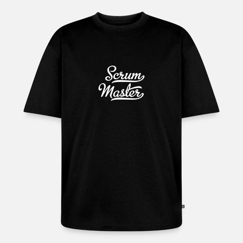 Scrum Master - Unisex Premium Oversized Bio T-Shirt - Schwarz
