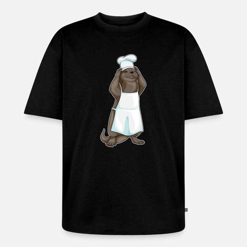 Chef Chef Cuisson Chef Cuisson - T-shirt Premium bio oversize Unisexe - noir