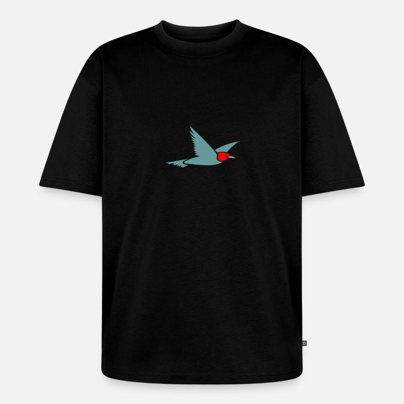 b i r d382 - Unisex Premium Oversized Bio T-Shirt - Schwarz