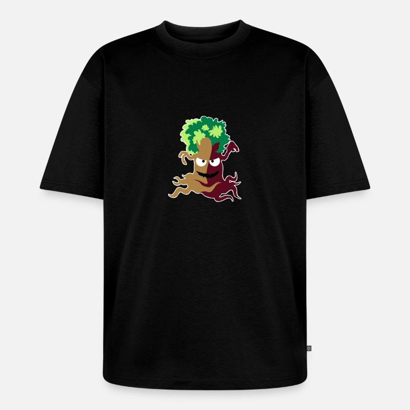 Erd-Elementar - Unisex Premium Oversized Bio T-Shirt - Schwarz