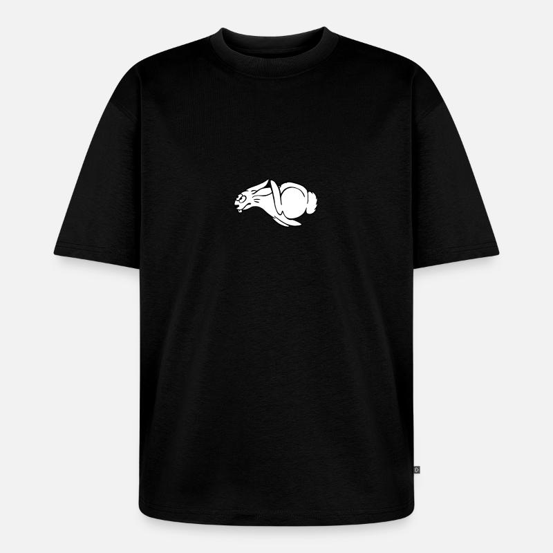 Quick Bunny - Unisex Premium Oversized Bio T-Shirt - Schwarz